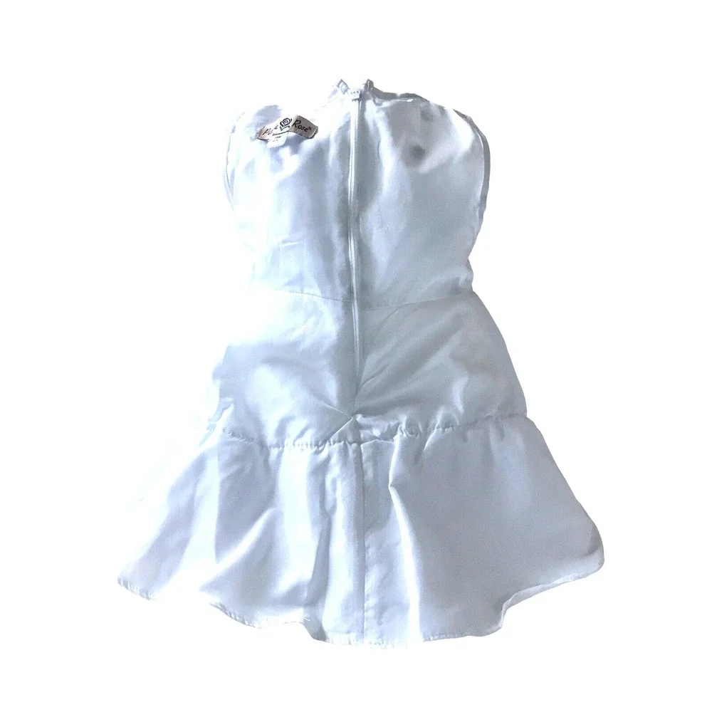 Purple Rose Baby‎ Sequined Mesh Jewel Sash Dress – White, 18M
